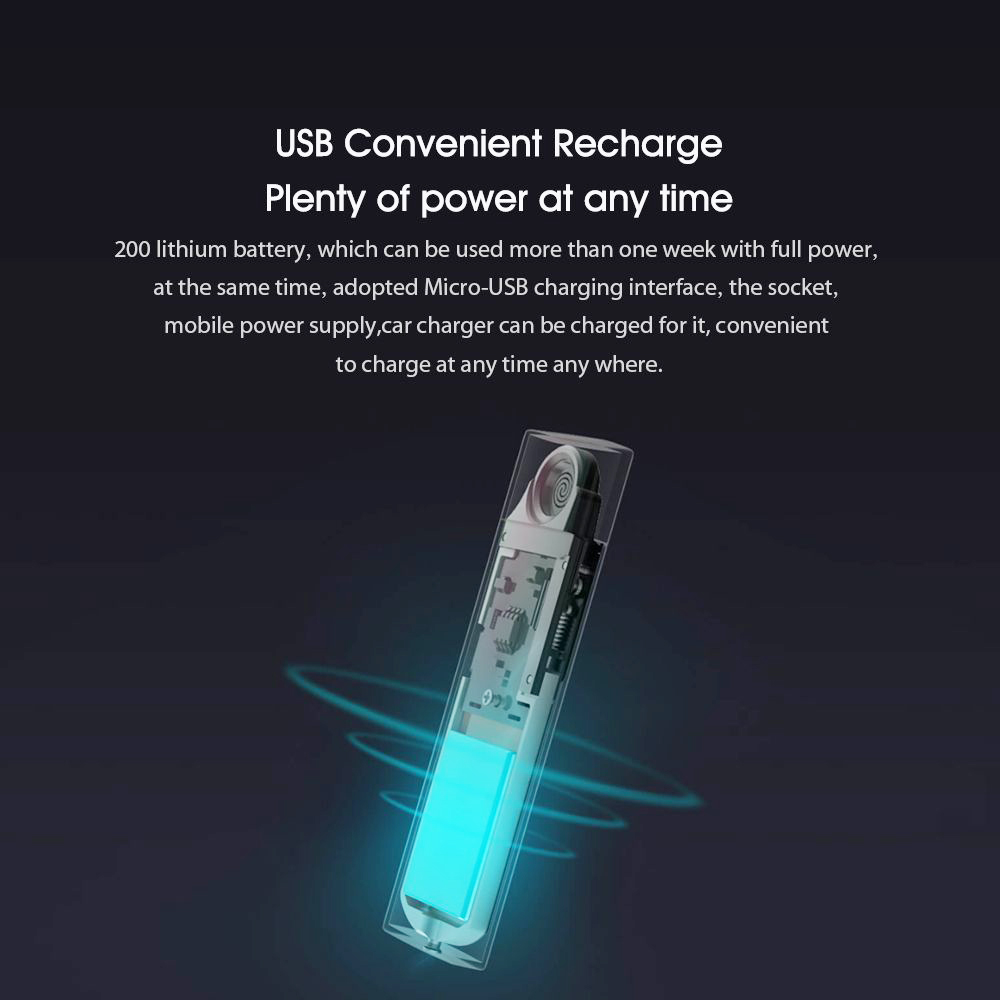 Beebest Electronic Cigarette Lighter Flameless Current Ignited USB Rechargeable Touch Screen Windproof Men's Gadget