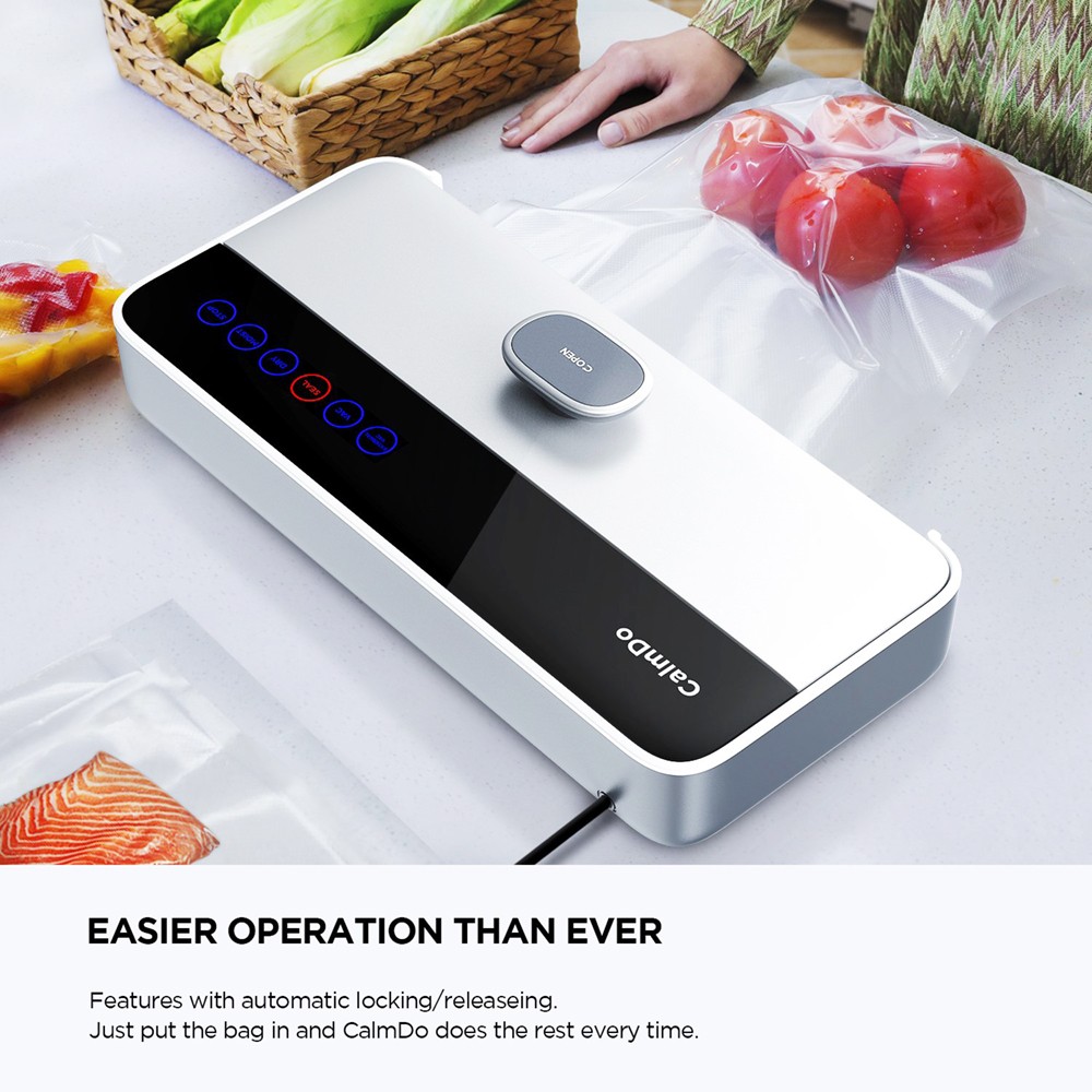 CalmDo V001 Automatic Vacuum Sealer Machine Silver