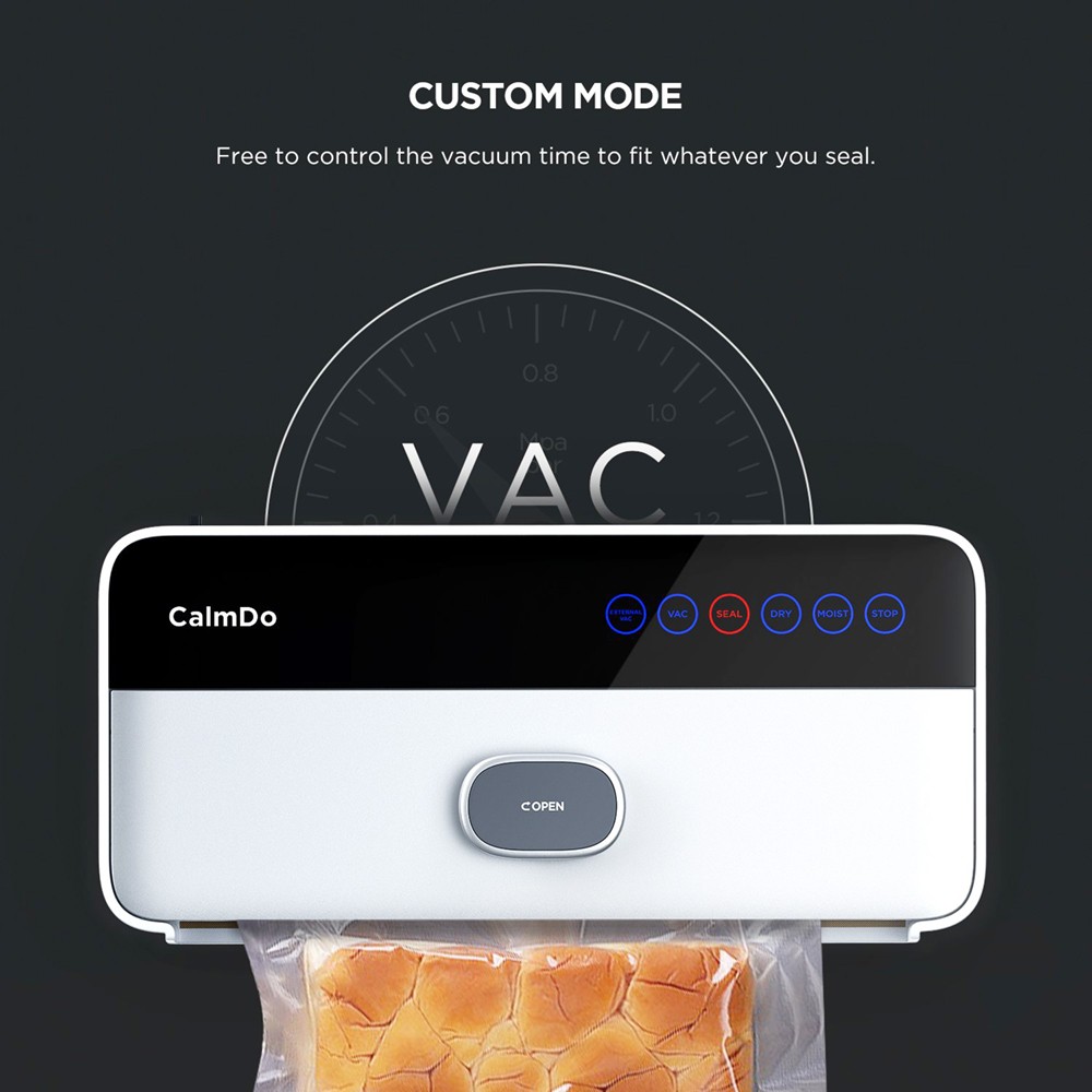 CalmDo V001 Automatic Vacuum Sealer Machine Silver