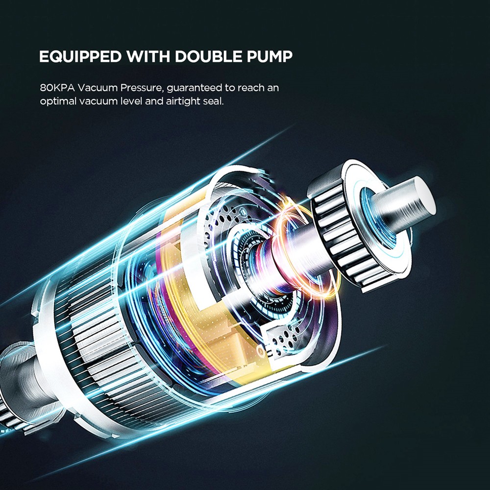 CalmDo V001 Automatic Vacuum Sealer Machine Silver