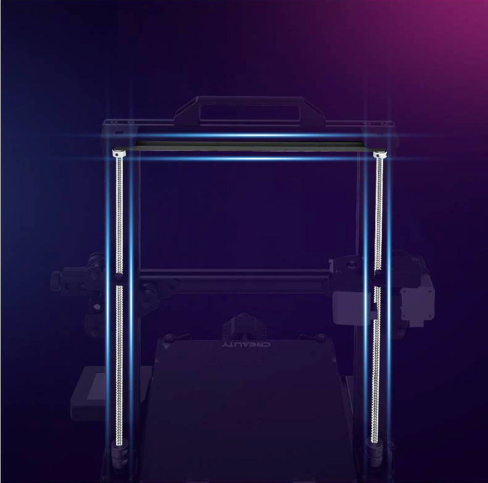 מדפסת 6D Creality CR-3 SE עם טכנולוגיה נטולת פילוס אמיתי, חיישן נימה פוטואלקטרי, דרייבר Trinamic