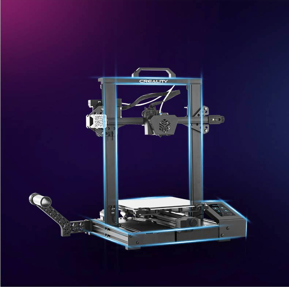 Impressora 6D Creality CR-3 SE com tecnologia True Leveling-free, sensor de filamento fotoelétrico, driver Trinamic