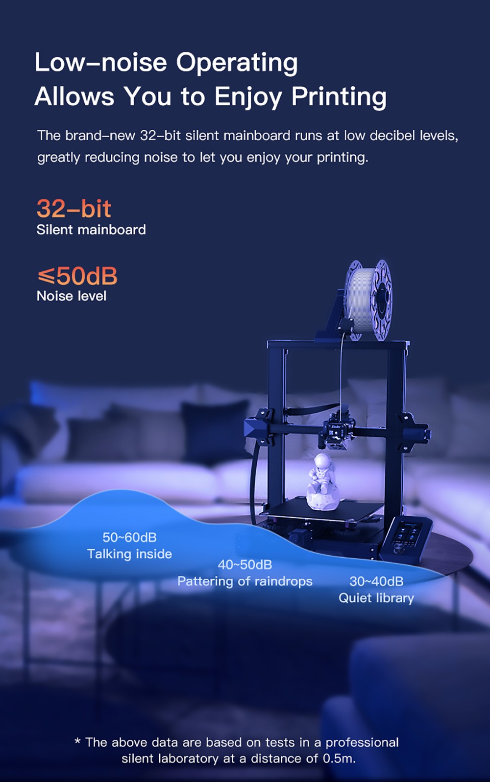 Imprimante 3D Creality Ender-1 S3, extrudeuse directe à double engrenage Sprite, synchronisation à double axe Z, plier la feuille de ressort pour libérer l'impression
