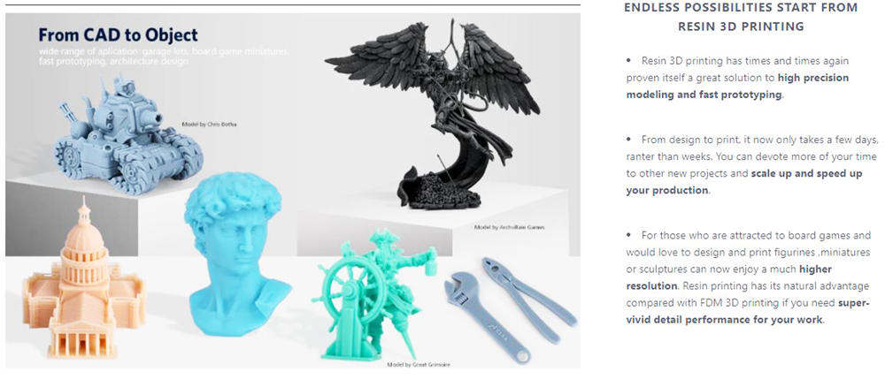 ELEGOO Saturn S MSLA Resin 3D Printer 4K Monochrome LCD Matrix UV LED Light Source Fast Printing 196mmx122mmx210m