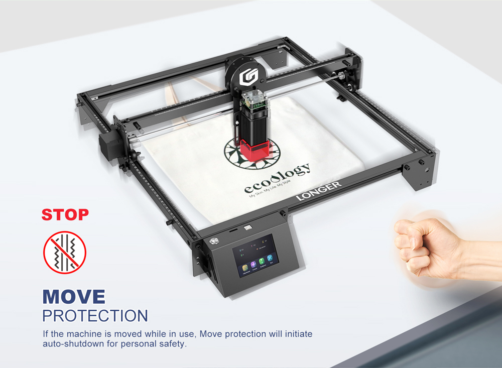 LONGER RAY5 Laser Engraver 32-Bit Chipset WIFI Connection with Touch Screen and Offline Carving