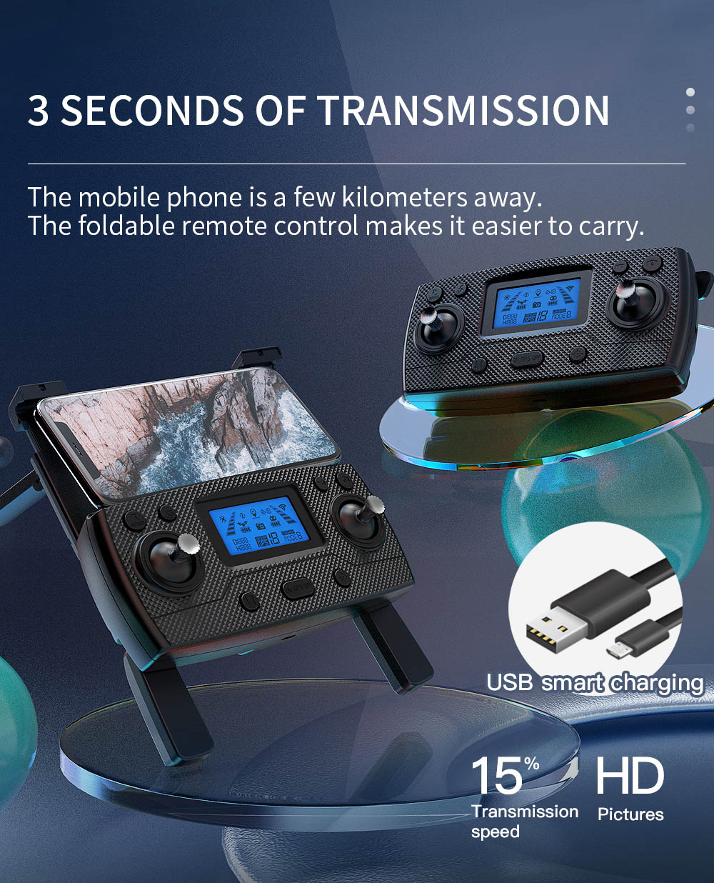 ZLL SG907 MAX SE 4K 5G WIFI FPV GPS Çift Kameralı Katlanabilir RC Drone RTF - Çantalı Bir Pil