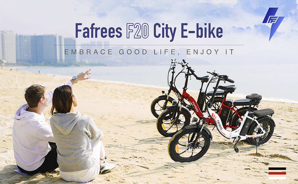 FAFREES F20 Electric Bike 20 Inch 250W Motor 36V 15Ah Lithium-ion Battery SHIMANO 7 Speed IP54 Waterproof - Red