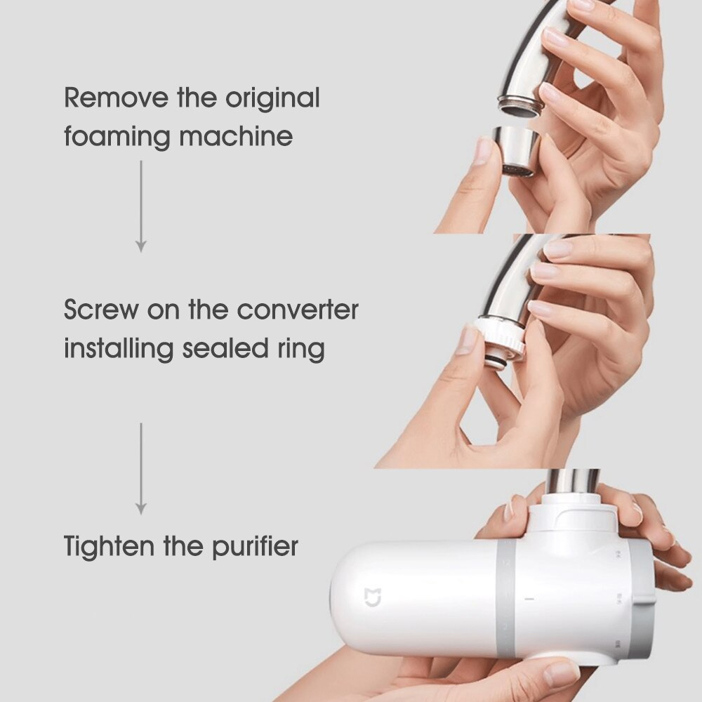 Xiaomi Mijia MUL11 Faucet Water Filter Purifier 0.1um Ultra-fine Fiber 4 Filtration System 3 Faucet Modes