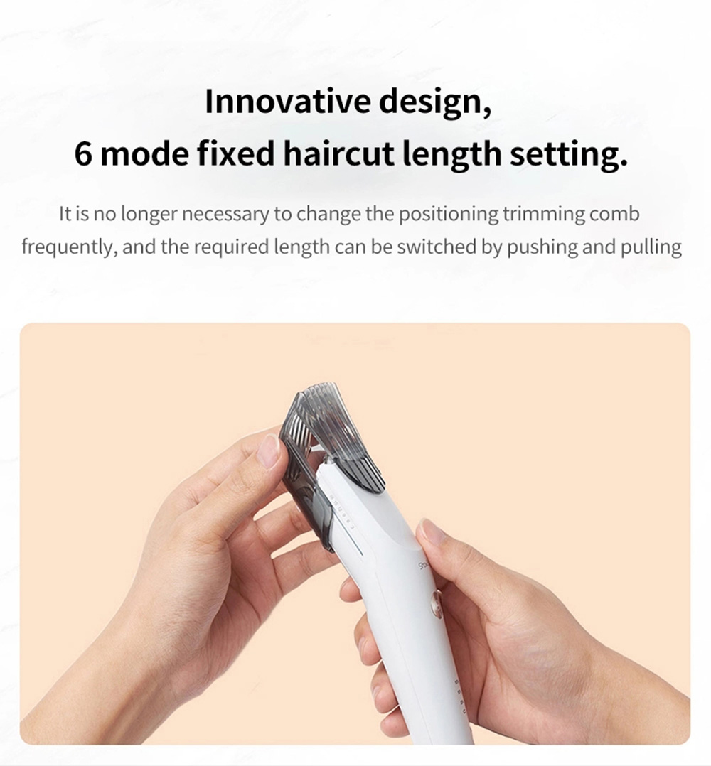 Xiaomi ShowSee Type-C Quick Charge Electric Clipper Waterproof & Noise-Reducing - Black