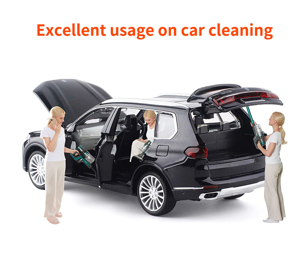 Ultenic U11 Cordless Vacuum Cleaner 25KPa Suction with Rechargeable Stand Holder LED Display & Removable Battery 3 Adjustable Modes 55mins Runtime - Green