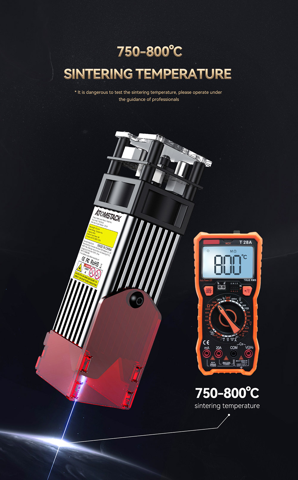 ATOMSTACK A5 PRO 40W Laser Engraving Machine High Precision Engraving Area 410mm x 400mm with New Eye Protection Design