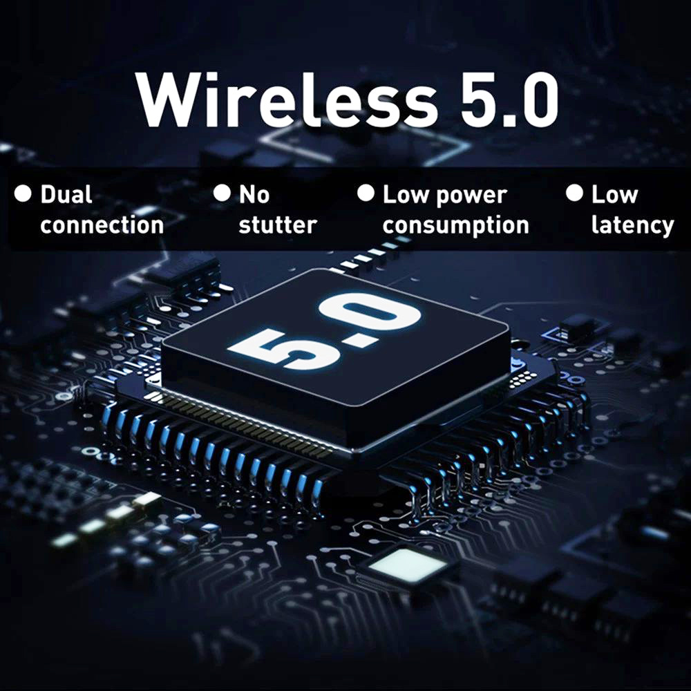 Baseus WM01 TWS Wireless Earphone Bluetooth 5.0 HD Headphones Touch Control Earbuds for iOS/Android - Green