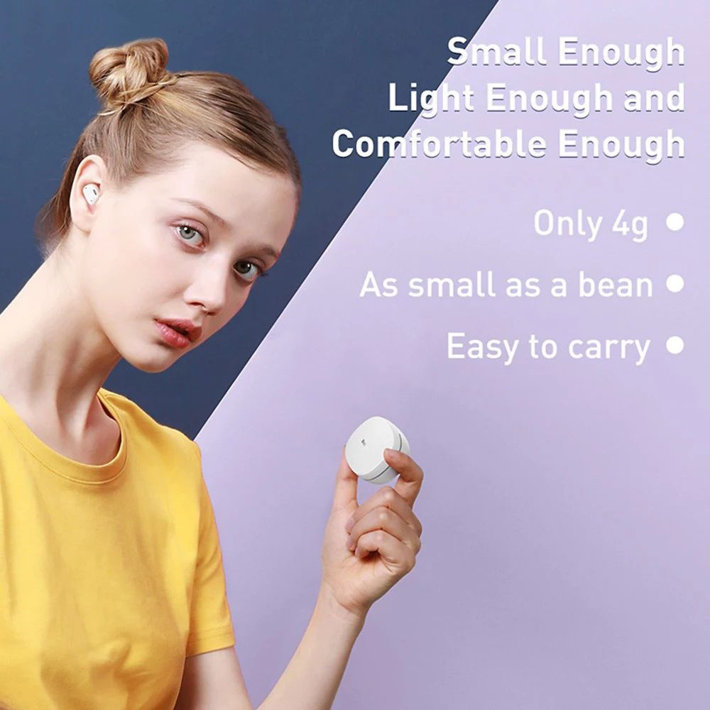 Baseus WM01 TWS Wireless Earphone Bluetooth 5.0 HD Headphones Touch Control Earbuds For IOS/Android - Pink 7 Baseus WM01 TWS Wireless Earphone Bluetooth 5.0 HD Headphones Touch Control Earbuds for iOS/Android - Pink