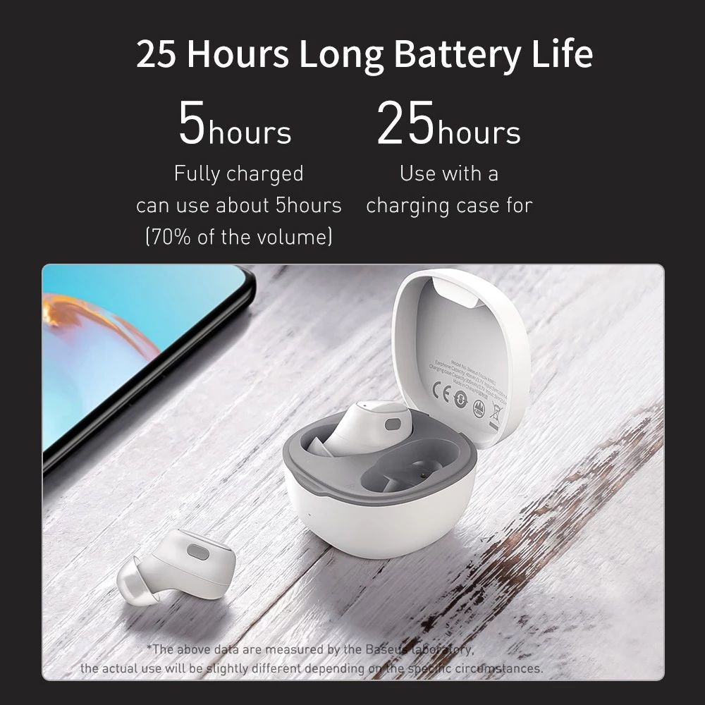 Baseus WM01 TWS Wireless Earphone Bluetooth 5.0 HD Headphones Touch Control Earbuds For IOS/Android - Pink 16 Baseus WM01 TWS Wireless Earphone Bluetooth 5.0 HD Headphones Touch Control Earbuds for iOS/Android - Pink