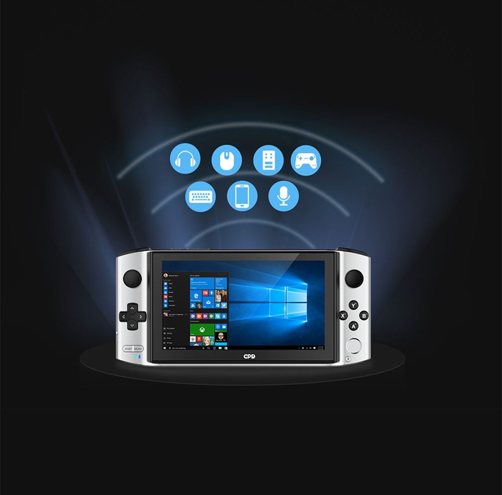 GPD WIN 3 Game Console PC Pocket Computer 5.5 Inch Touch Screen Intel Core i7-1195G7 16GB RAM 1TB SSD Windows 10 Home QWERTY Backlit Keyboard
