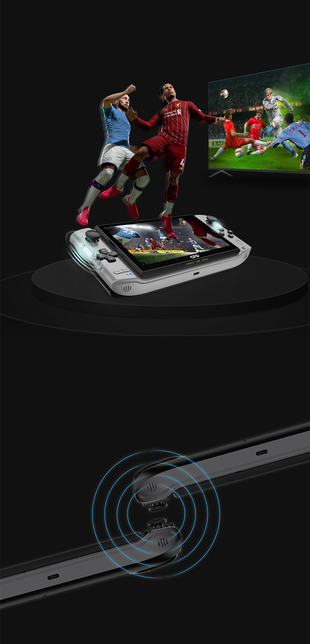 GPD WIN 3 Game Console PC Pocket Computer 5.5 Inch Touch Screen Intel Core i7-1195G7 16GB RAM 1TB SSD Windows 10 Home QWERTY Backlit Keyboard