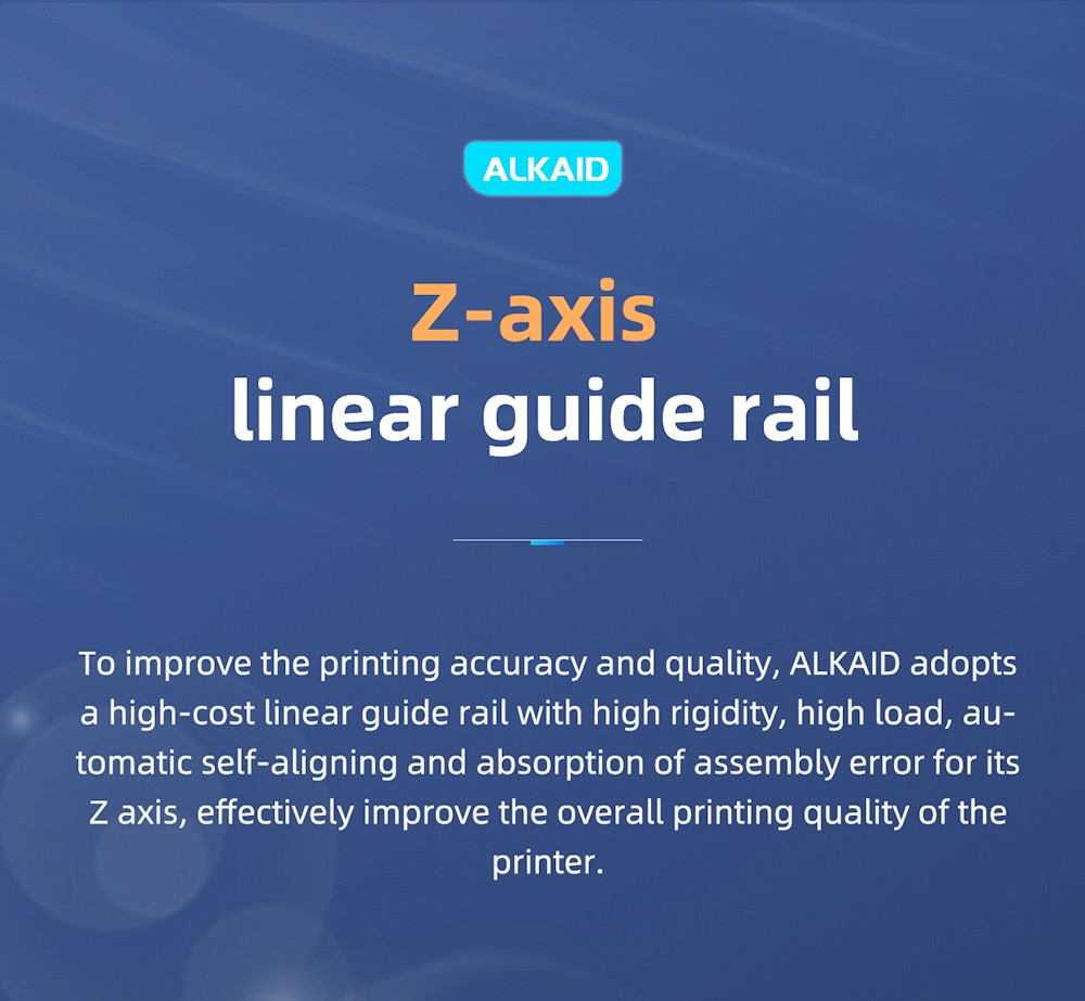 Geeetech Alkaid LCD Light Curing Resin 3D Printer with 3.5-inch Touch Screen and UV Photocuring, 82x130x190mm