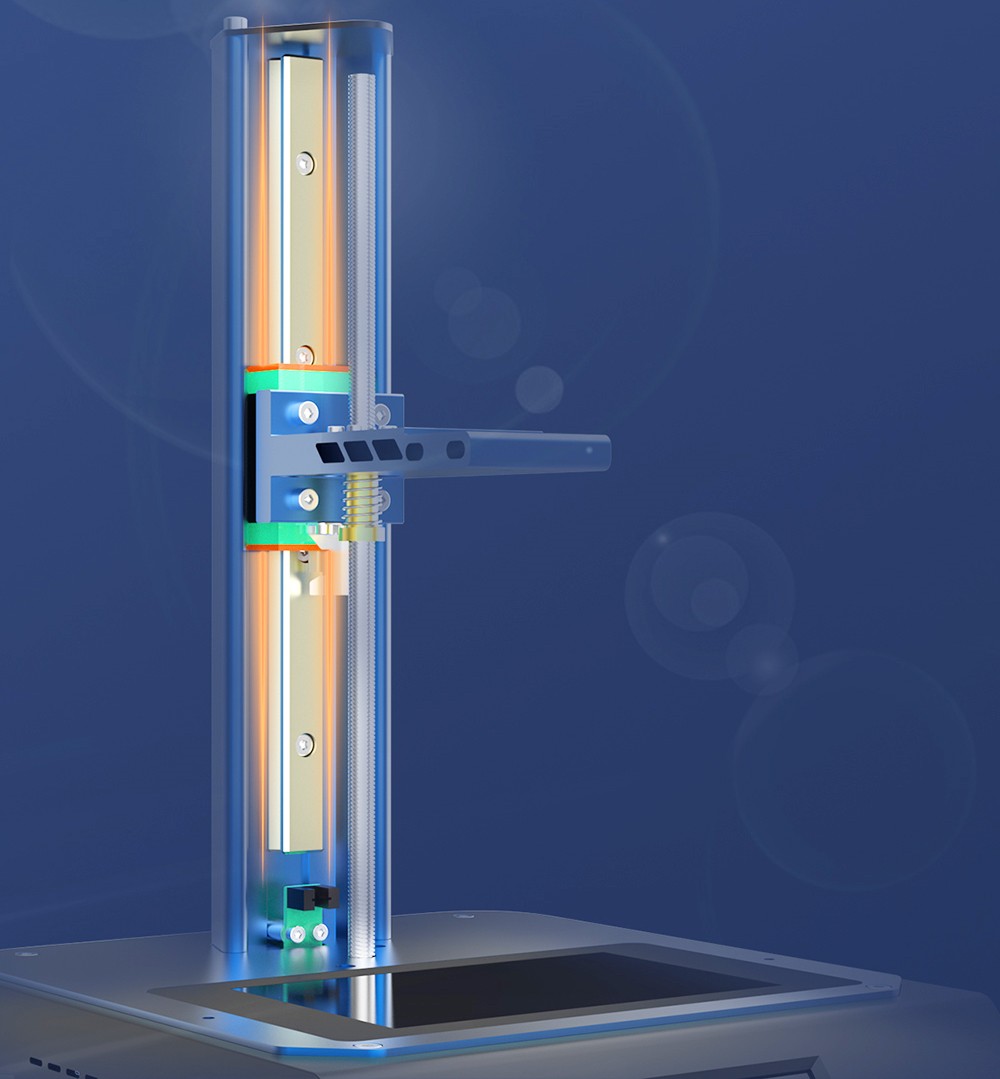 Geeetech Alkaid LCD Light Curing Resin 3D Printer with 3.5-inch Touch Screen and UV Photocuring, 82x130x190mm