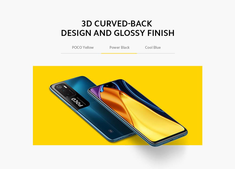 POCO M3 Pro 5G NFC Global Version Dimensity 700 Smartphone 90Hz 6.5' FHD+ DotDisplay 5000mAh 48MP Triple Camera 6+128GB