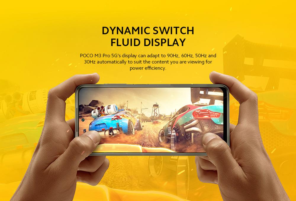 POCO M3 Pro 5G NFC Global Version Dimensity 700 Smartphone 90Hz 6.5' FHD+ DotDisplay 5000mAh 48MP Triple Camera 6+128GB