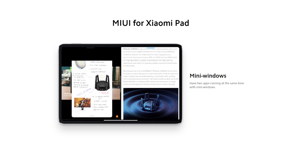 Xiaomi Mi Pad 5 Global Version Tablet PC 11 inch 2.5K 120Hz LCD Screen Qualcomm Snapdragon 860 6GB RAM 256GB ROM MIUI 12.5 8720mAh Battery WiFi5 Dolby ATMOS - Gray