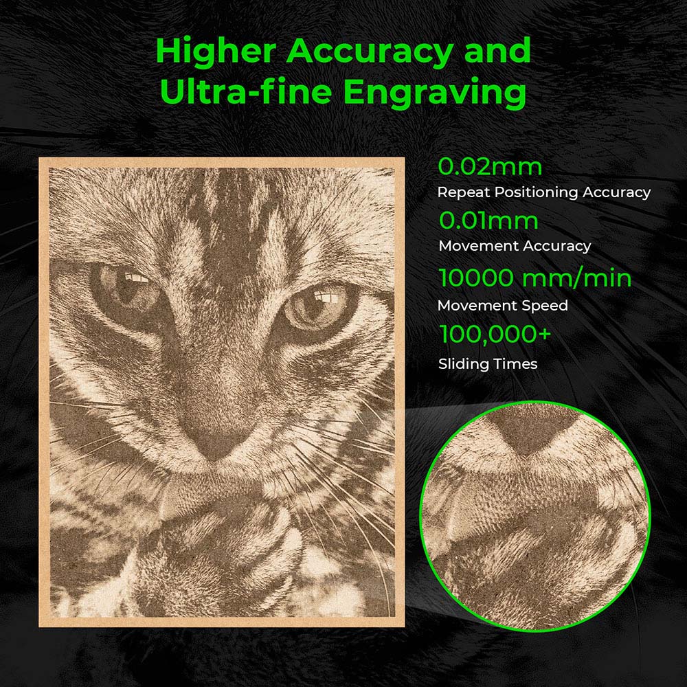 Makeblock xTool D1 Laser Engraving Machine DIY CNC Laser Cutter Engraver 5W Dual Laser Eye Protection Compressed Spot