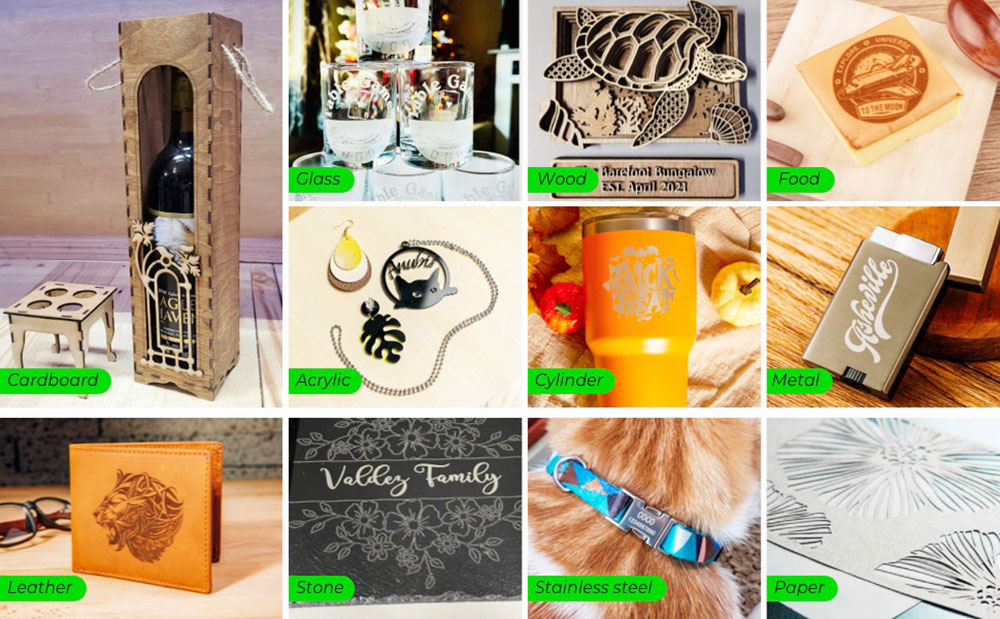 Makeblock xTool D1 Laser Engraving Machine DIY CNC Laser Cutter Engraver 5W Dual Laser Eye Protection Compressed Spot