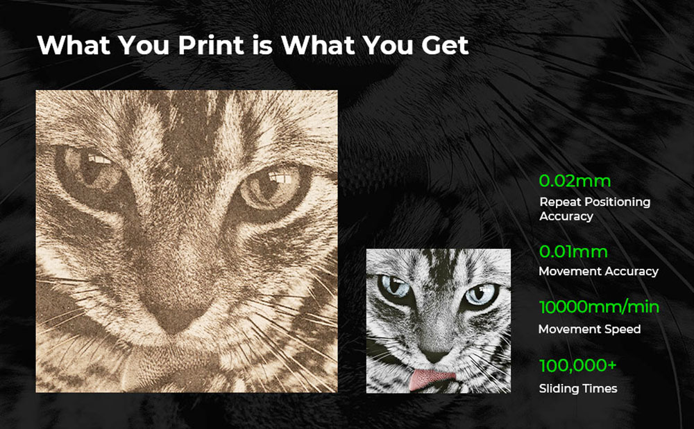 Makeblock xTool D1 10W Laser Engraver Cutter With Rotary Attachment