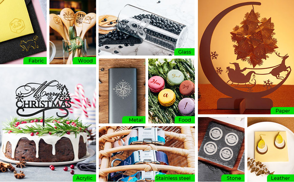 Makeblock xTool D1 Laser Engraving Machine with Rotary DIY CNC Laser Cutter 10W Dual Laser Eye-Protect Compressed Spot