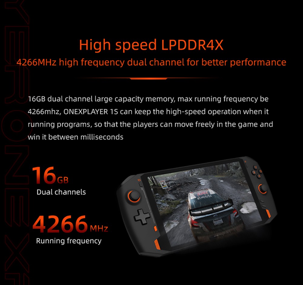 One Netbook ONEXPLAYER 1S Game Console PC 8.4 Inch Pocket Computer AMD Ryzen 7 4800U 16GB RAM 2TB SSD IPS Touch Screen Windows 11 EU Plug
