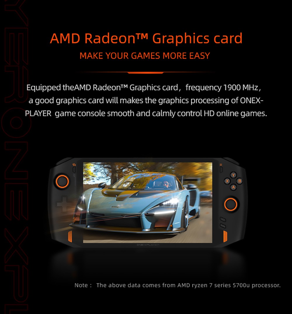 One Netbook ONEXPLAYER 1S Game Console PC 8.4 Inch Pocket Computer AMD Ryzen 7 4800U 16GB RAM 2TB SSD IPS Touch Screen Windows 11 EU Plug