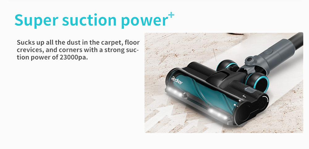 Redkey F10 Cordless Vacuum Cleaner Handheld Wireless Foldable Vacuum Cleaner ortable Cordless 23kPa Carpet Cleaner