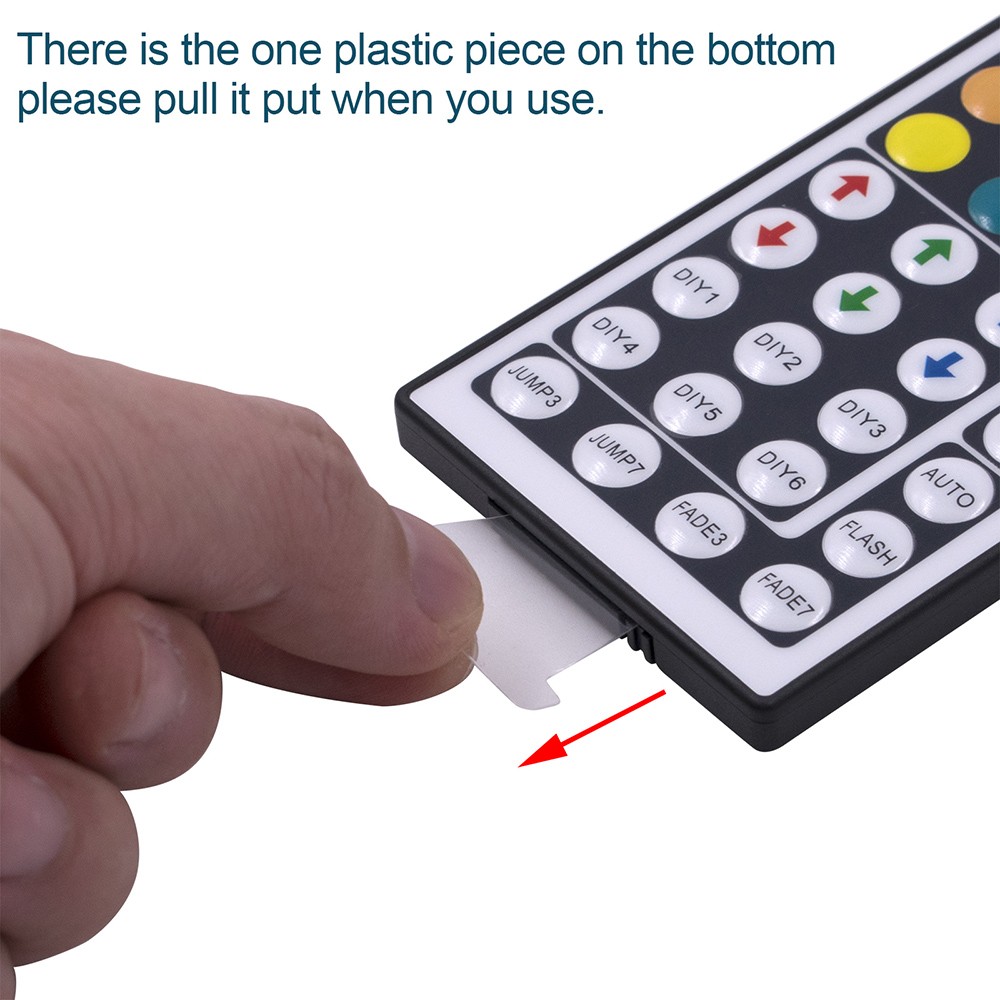 12V-5050 RGB Remote & Bluetooth Control 5 Meters 44 Keys 150 Lights 24W Light Strip Epoxy Waterproof Version