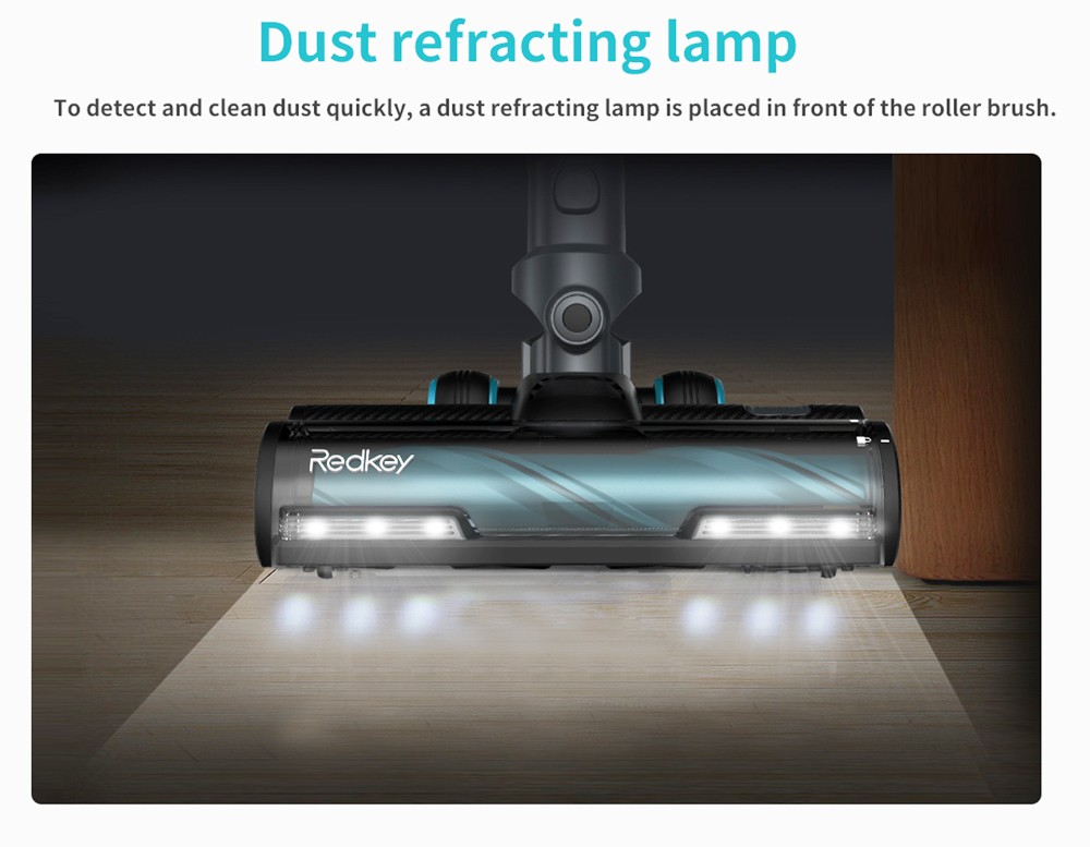 Redkey F10 Cordless Vacuum Cleaner Handheld Wireless Foldable Vacuum Cleaner ortable Cordless 23kPa Carpet Cleaner