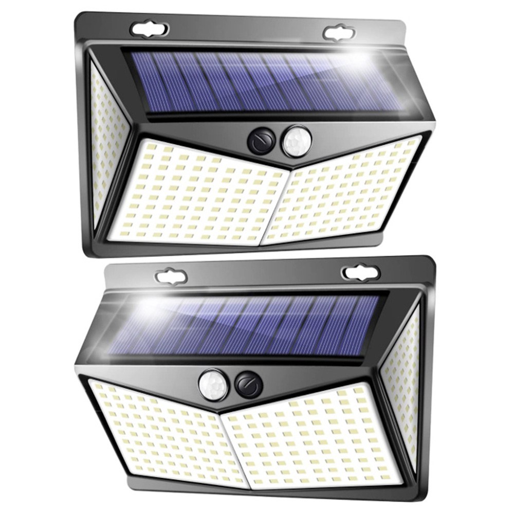 468 LED Solar Outdoor Light Human Body Sensor with Automatic Adjust Brightness IP65 Waterproof