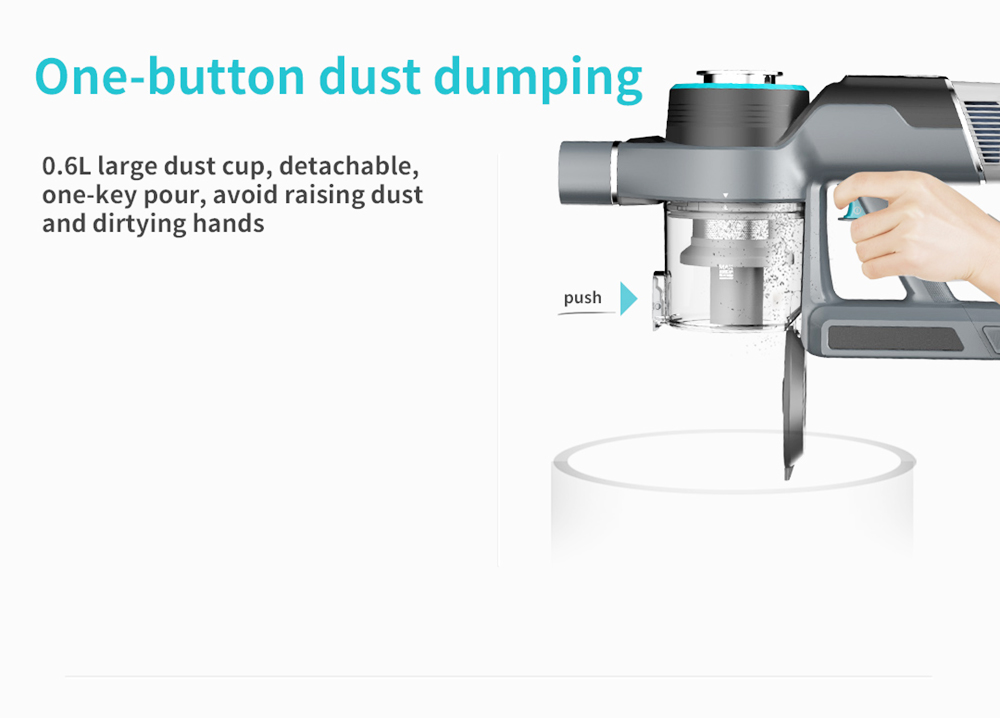 Redkey F10 Cordless Vacuum Cleaner Handheld Wireless Foldable Vacuum Cleaner ortable Cordless 23kPa Carpet Cleaner