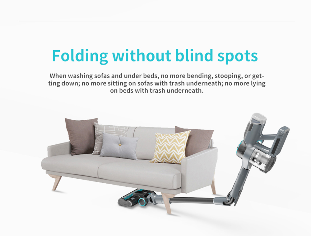 Redkey F10 Cordless Vacuum Cleaner Handheld Wireless Foldable Vacuum Cleaner ortable Cordless 23kPa Carpet Cleaner