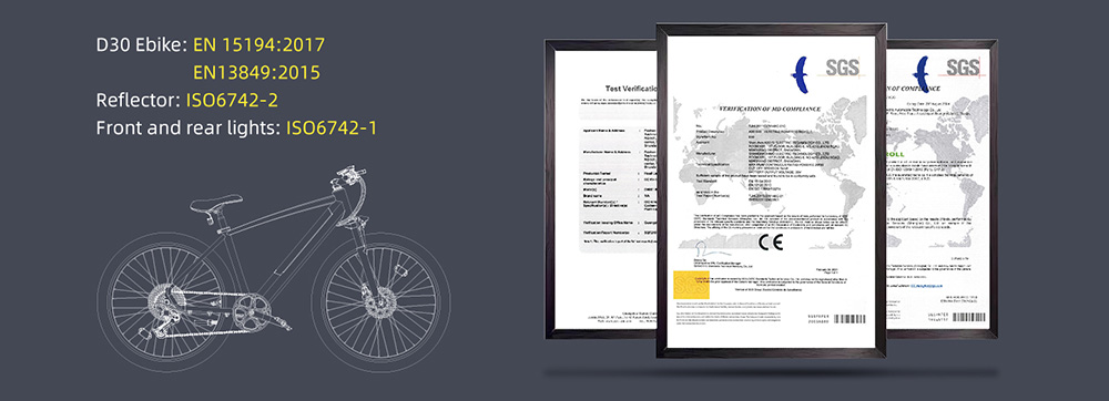 ADO D30C 36V 10.4Ah 250W 27.5in Electric Power Assist Bicycle 25km/h Max Speed 90km Mileage 9 Speed City Electric Bike Grey