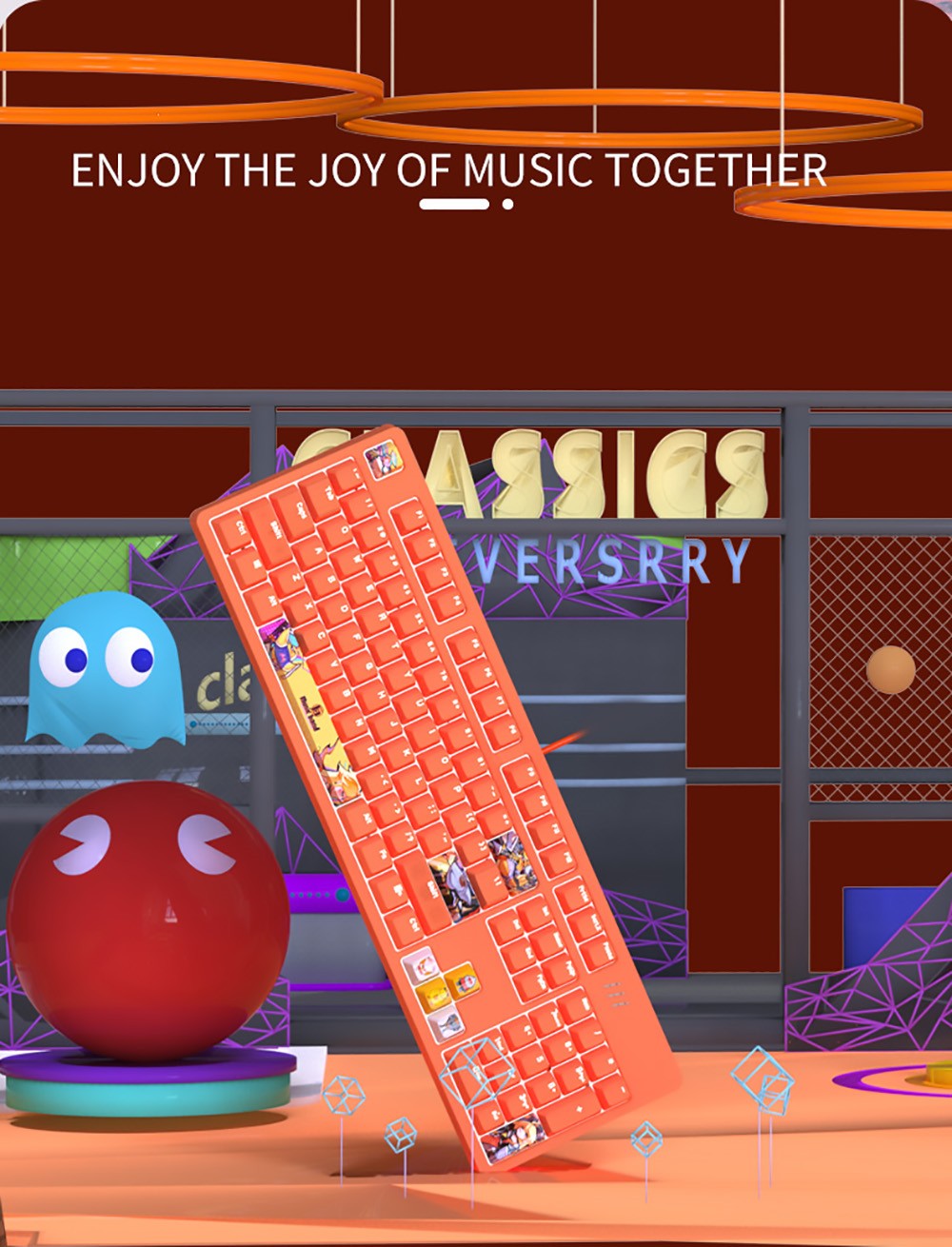 Ajazz Dye-Sublimation PBT Keycaps 9 Keycaps Keyboard Accessories