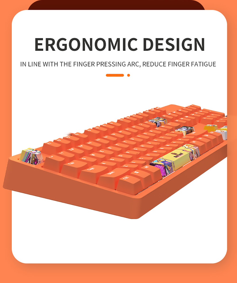 Ajazz Dye-Sublimation PBT Keycaps 9 Keycaps Keyboard Accessories