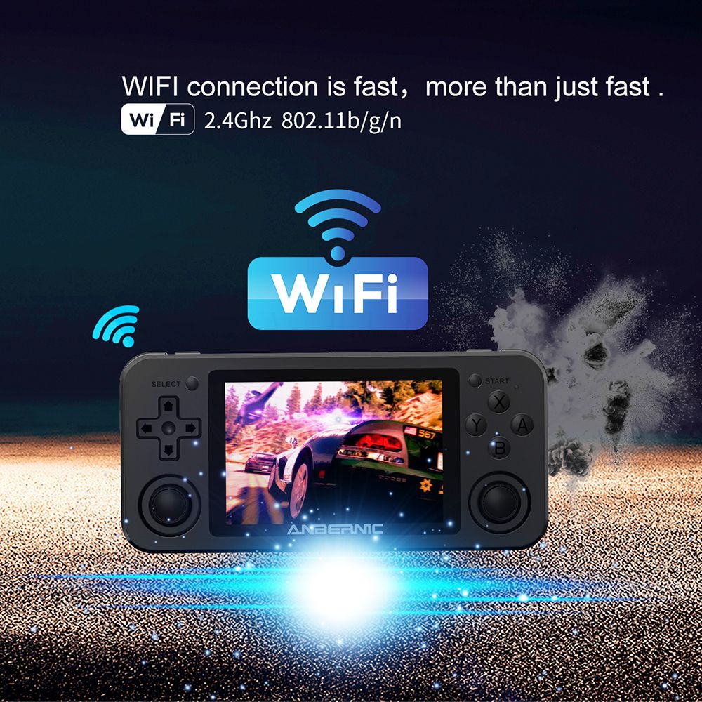 ANBERNIC RG351M Portable Game Player 64GB Matte Black