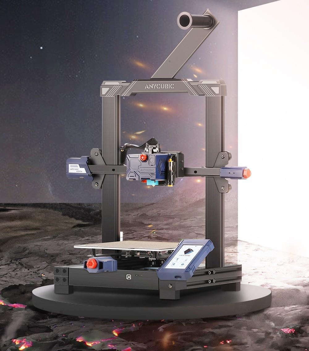 Anycubic Kobra 3D Printer, Auto Leveling, Stepper Drivers, 4.3inch Display, Printing Size 250x220x220mm