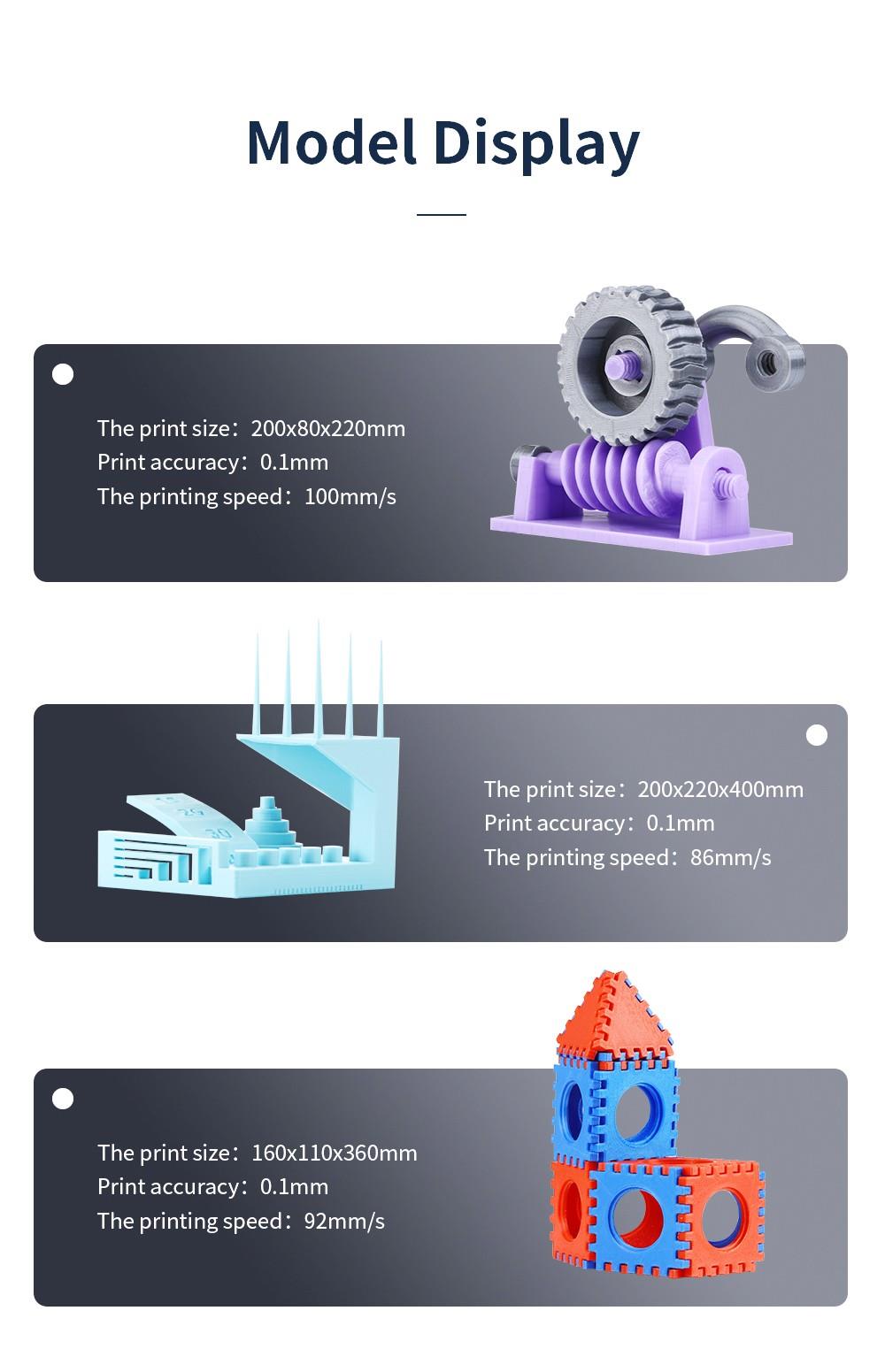 Anycubic Kobra Max 3D Printer, Auto Leveling, Stepper Drivers, 4.3 inch Display, Printing Size 450x400x400mm