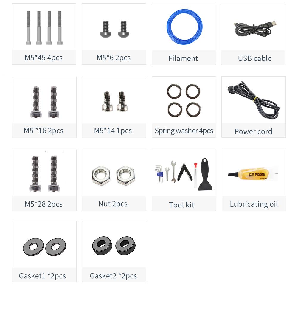 Anycubic Kobra Max 3D Printer, Auto Leveling, Stepper Drivers, 4.3 inch Display, Printing Size 450x400x400mm