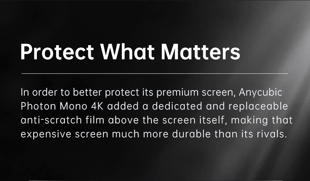 Anycubic Photon Mono 4K LCD SLA Printer, UV Resin 3D Printer, 30-100% UV, Self-developed Slicing Software, Monoc Screen