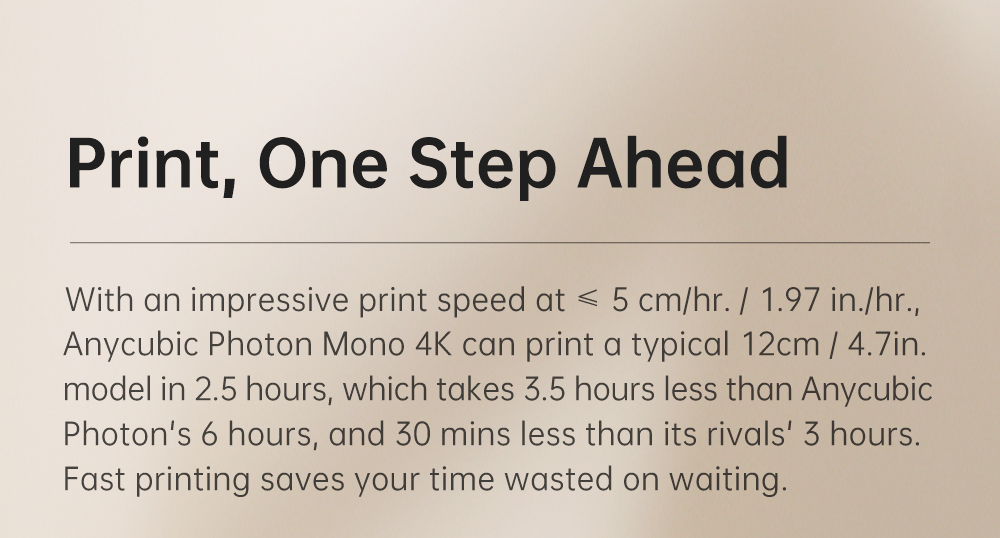 Anycubic Photon Mono 4K LCD SLA Printer, UV Resin 3D Printer, 30-100% UV, Self-developed Slicing Software, Monoc Screen