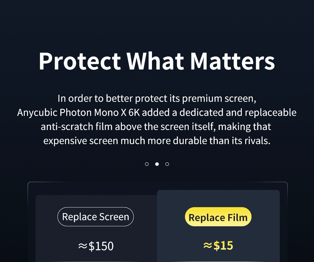 Anycubic Photon Mono X 6K LCD-based SLA Printer, UV Resin 3D Printer, 30-100% UV Power, 40 LED Matrix, 8 cm/hr Printing