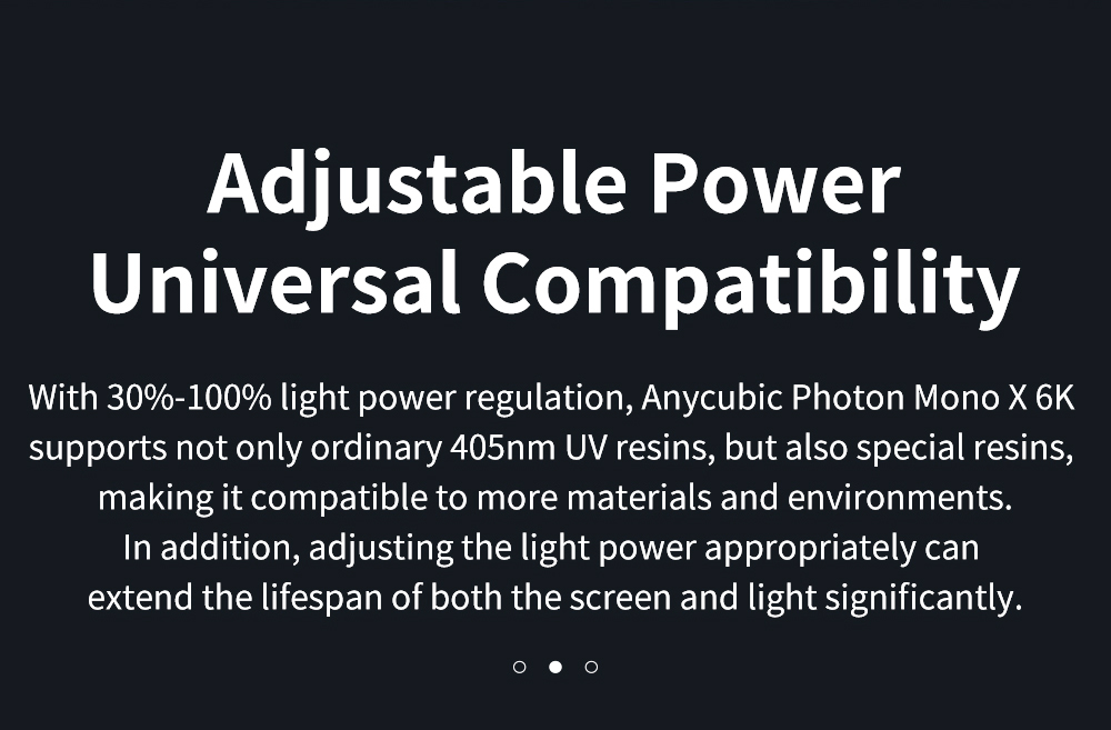 Anycubic Photon Mono X 6K LCD-based SLA Printer, UV Resin 3D Printer, 30-100% UV Power, 40 LED Matrix, 8 cm/hr Printing