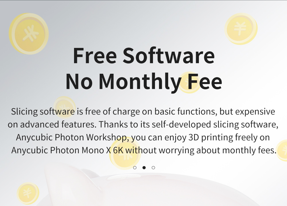 Anycubic Photon Mono X 6K LCD-based SLA Printer, UV Resin 3D Printer, 30-100% UV Power, 40 LED Matrix, 8 cm/hr Printing