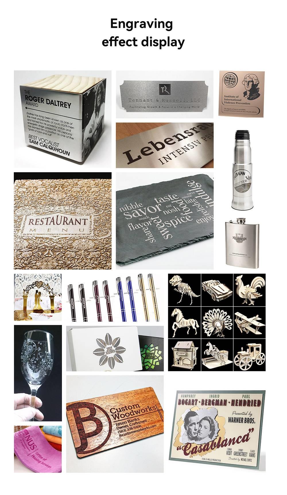 Atomstack P7 M40 40W Portable Laser Engraving Machine Desktop CNC Laser Cutting Machine Engraving Area 200x200mm